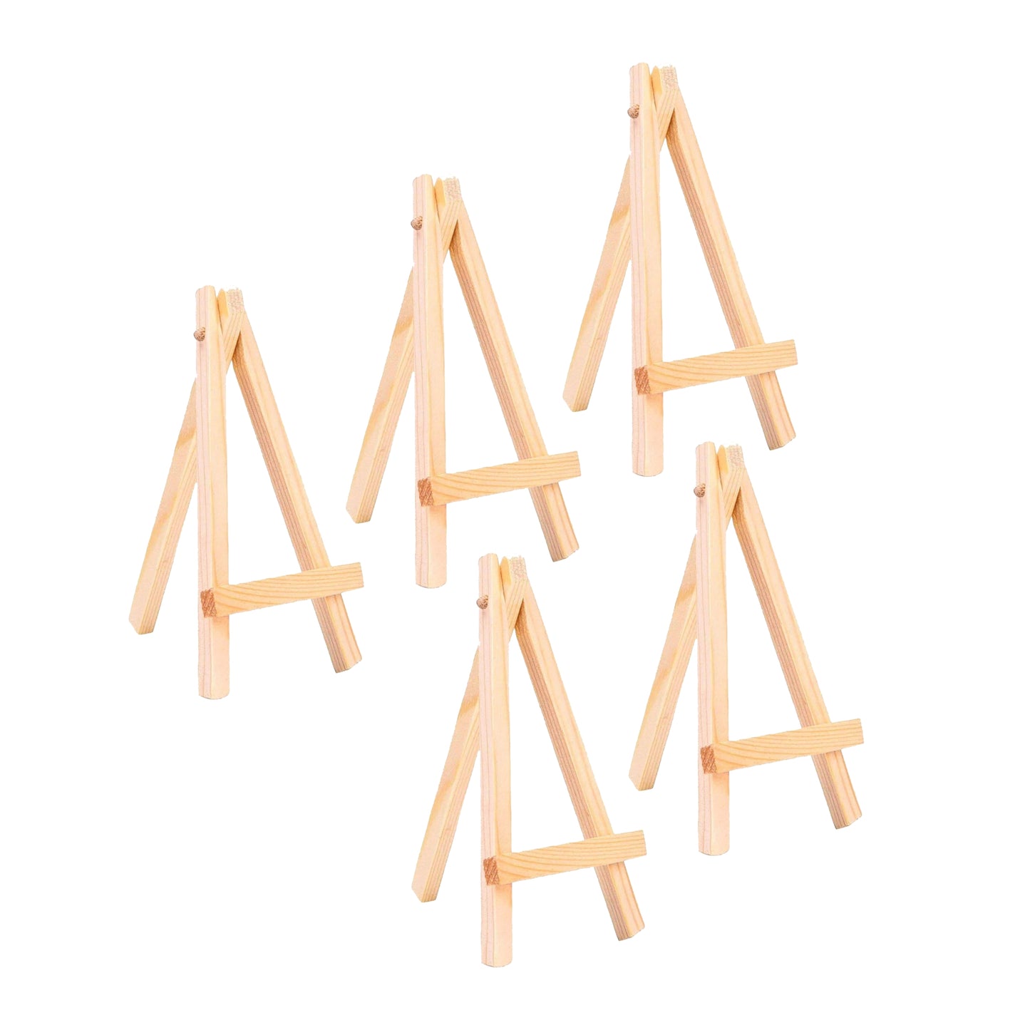 Easel Stand Wooden 5 Pieces for Art Painting Easel Stand 6inches