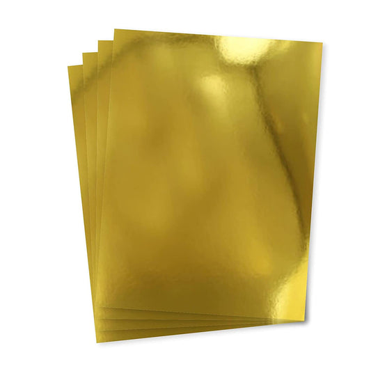 Golden Cardstock Mirror Cardstock For DIY Art And Crafts Scrapbooking Gold Cardstock