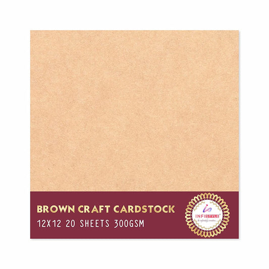 Brown Cardstock Stationery Paper For Scrapbook Art Crafts