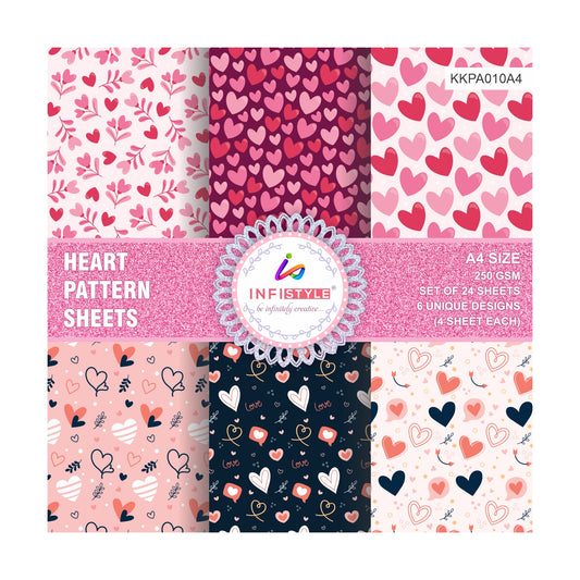 Creative Paper Pattern for Scrapbooking Pack of 24 Sheets