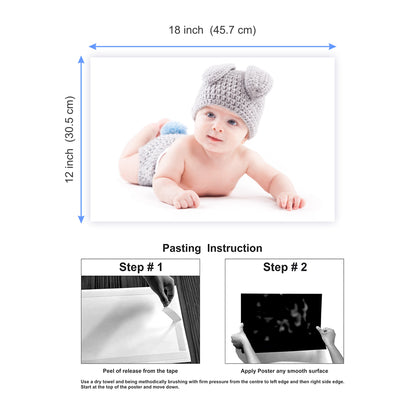 Baby Posters Set of 10 Cute Baby Posters For Baby Smiling Baby Posters Room Decor 12x18-Inches 250 GSM Thick Paper Posters Only Without Frame